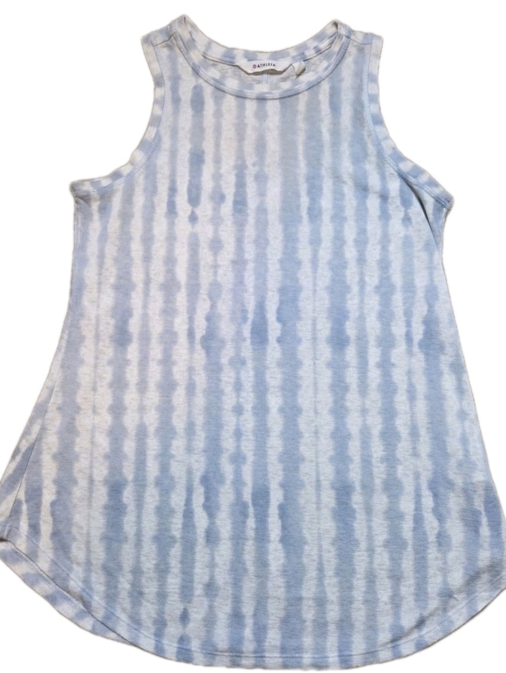 Athleta Light Blue Tie-Dye Activewear Lightweight Tank Size S
